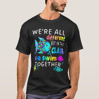 Camiseta Todos somos diferentes pero nadamos juntos Element
