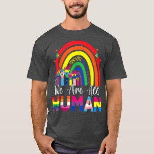 Camiseta Todos somos el aliado del orgullo humano Rainbow R