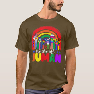 Camiseta Todos somos el mes del orgullo gay LGBT humano 