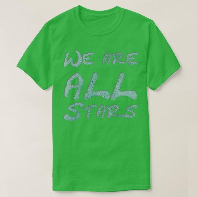 Camiseta Todos somos estrellas (Diseño del anverso)