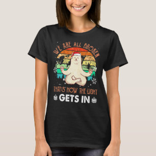 Camiseta Todos somos gatos rotos así es como entra la luz