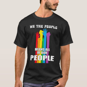 Camiseta Todos Somos Gente Aliado Del Orgullo Arcoiris Band