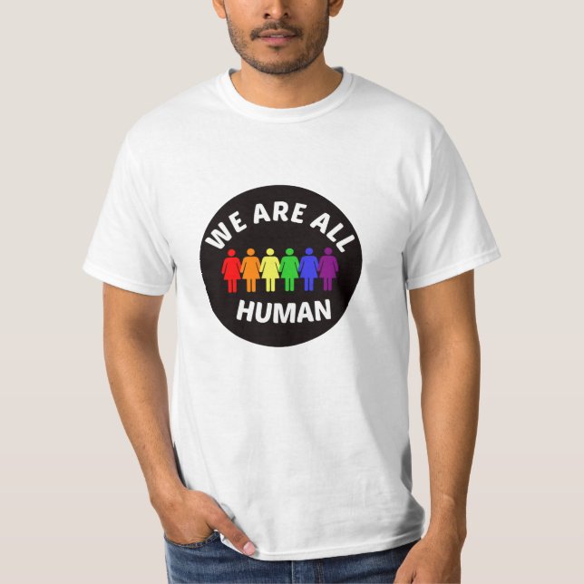 Camiseta Todos somos humanos (Anverso)