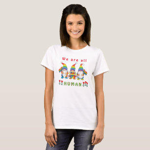 Camiseta Todos somos humanos - 3 gnomes LGBTQ