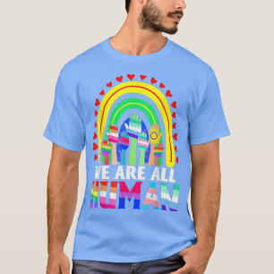 Camiseta todos somos humanos lgbt gay orgullo mes queer 