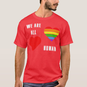 Camiseta Todos somos humanos LGBT Pride Mes Tee LGBTQ Suppo