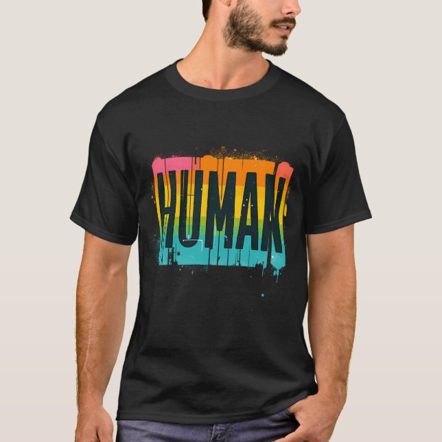 Camiseta Todos Somos Humanos Lgbt T-Shirt (Anverso)