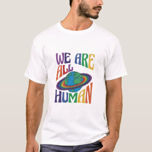 Camiseta Todos somos Humanos Planeta Tierra Orgullo LGBT