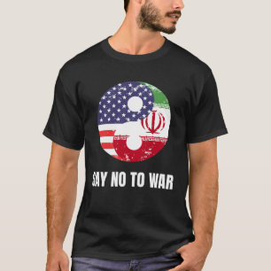 Camiseta Todos somos humanos sin guerra en Irán