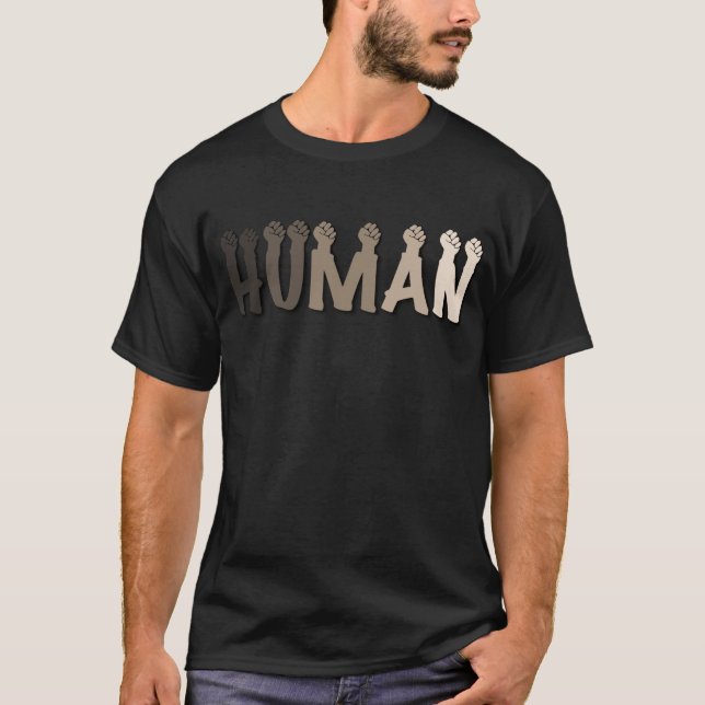 Camiseta Todos somos humanos | una comunidad global (Anverso)