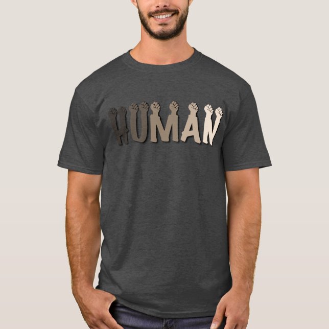 Camiseta Todos somos humanos | una comunidad global (Anverso)