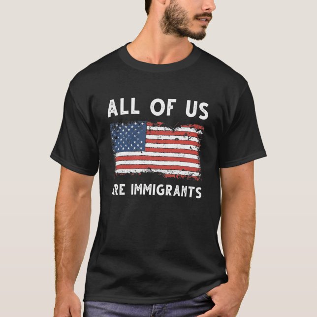 Camiseta Todos Somos Inmigrantes (Anverso)