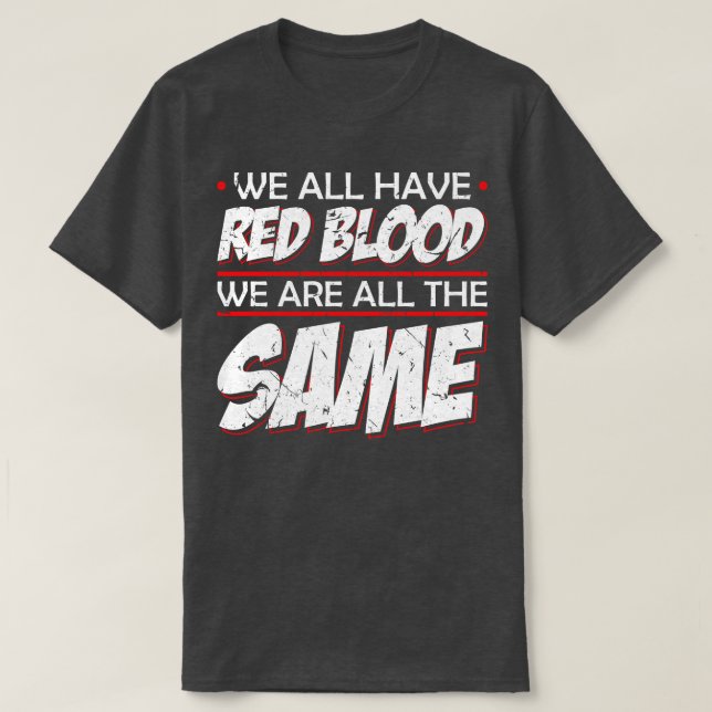 Camiseta Todos Somos La Misma Solidaridad (Diseño del anverso)