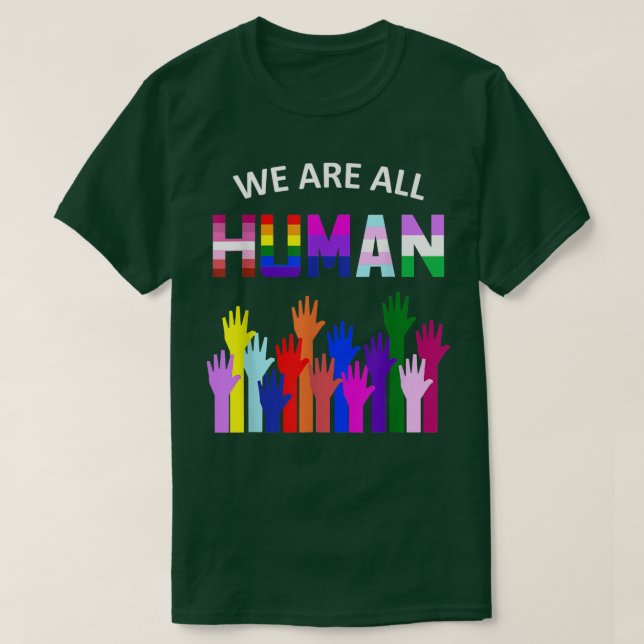 Camiseta Todos Somos Lgbt Human Rights Prily Regalo 6 (Diseño del anverso)