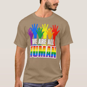 Camiseta Todos somos Orgullo Humano LGBT Apoyamos el Orgull