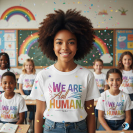 Camiseta Todos somos orgullo LGBTQ humano