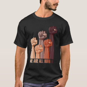 Camiseta Todos somos seres humanos Melanin Orgullo negro Af