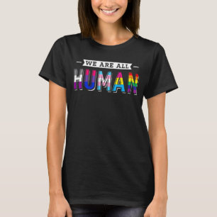 Camiseta Todos somos transexuales humanos lesbianas, lgbtq+