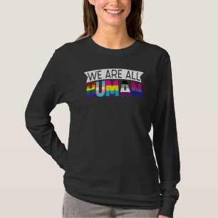 Camiseta Todos somos transexuales humanos lesbianas, lgbtq+