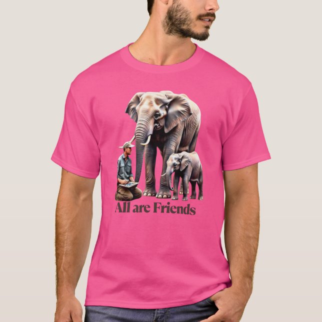 Camiseta Todos son amigos (Anverso)