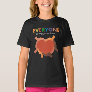 Camiseta Todos son bienvenidos aquí Diversidad Inclusión Ig