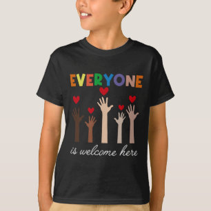 Camiseta Todos Son Bienvenidos Aquí, Profesores De Idaho Ch