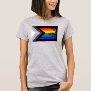 Camiseta Todos son bienvenidos aquí (Progreso del Orgullo)