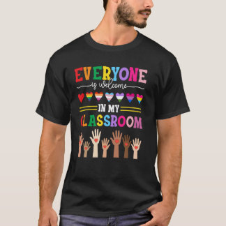 Camiseta Todos Son Bienvenidos En Mi Aula Idaho Profesor