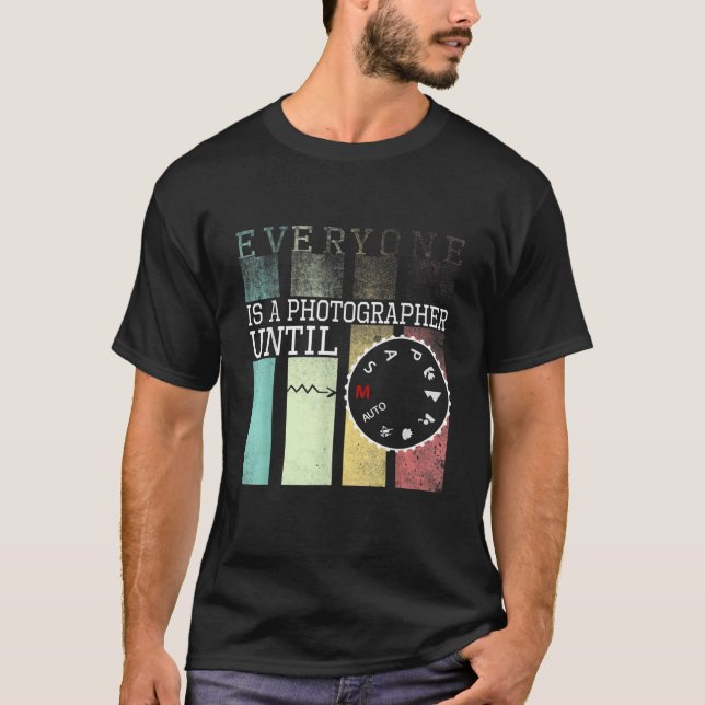Camiseta Todos son fotógrafos hasta que (Anverso)