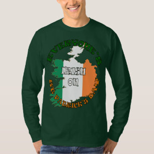 Camiseta Todos son irlandeses el día de San Patricio