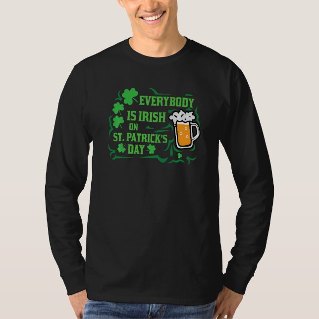 Camiseta Todos son irlandeses en el Día de San Patricio, St (Anverso)