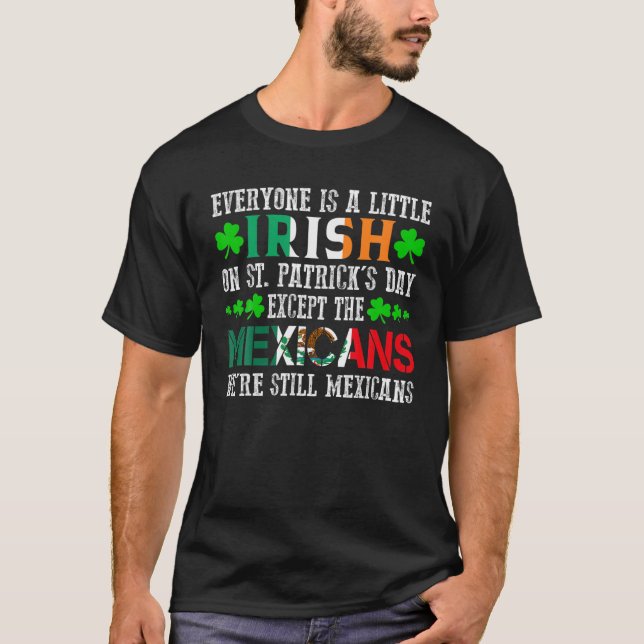 Camiseta Todos son pequeños irlandeses en el día de San Pat (Anverso)