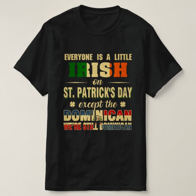 Camiseta Todos son pequeños irlandeses en el Día de San Pat (Diseño del anverso)