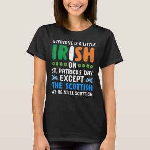 Camiseta Todos Son Un Poco Irlandeses En El Día De Los Patr