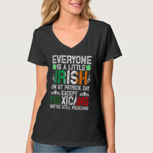 Camiseta Todos Son Un Poco Irlandeses En El Día De San Patr