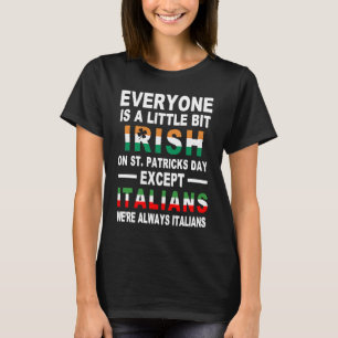 Camiseta Todos Son Un Poco Irlandeses En El Día De San Patr