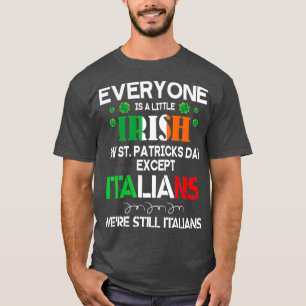 Camiseta Todos Son Un Poco Irlandeses En El Día De San Patr