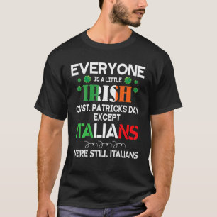 Camiseta Todos Son Un Poco Irlandeses En El Día De San Patr