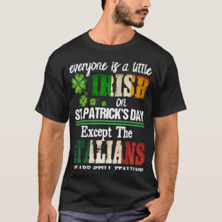 Camiseta Todos Son Un Poco Irlandeses En El Día De San Patr