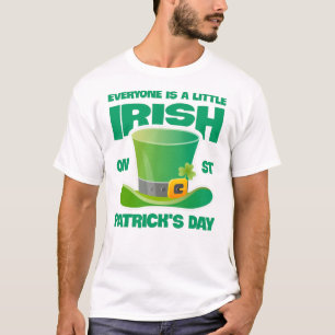 Camiseta Todos son un poco irlandeses en el Día de San Patr