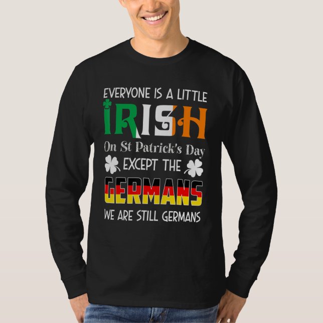 Camiseta Todos Son Un Poco Irlandeses En El Germen Del Día  (Anverso)