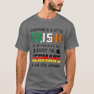 Camiseta Todos Son Un Poco Irlandeses En El Germen Del Día
