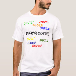 CAMISETA ¡TODOS!!!!! ¡, TIROS! ¡, TIROS! ¡, TIROS! ¡,