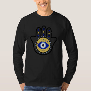 Camiseta todos viendo eye hamsa hand pureza