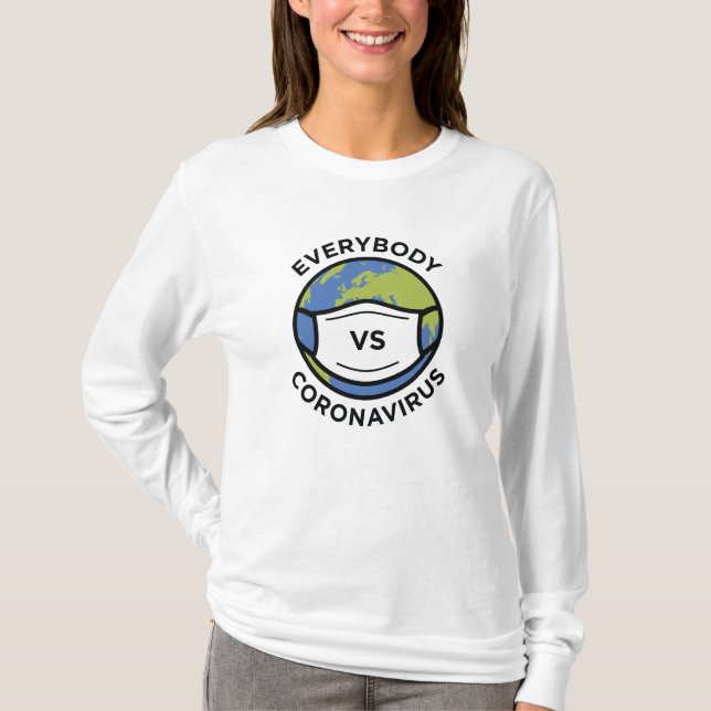 Camiseta Todos vs Coronavirus (Anverso)