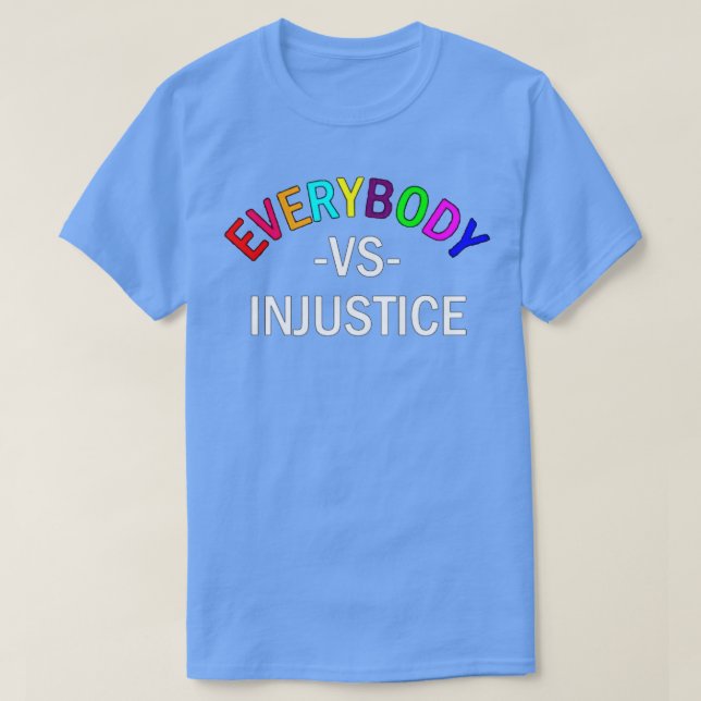 Camiseta Todos Vs La Injusticia (Diseño del anverso)