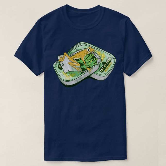 Camiseta Toe de la rana Shakespeare (Diseño del anverso)