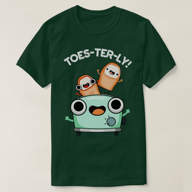 Camiseta Toesterny Funny Toe Pun 1 (Diseño del anverso)