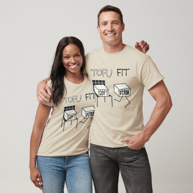 Camiseta Tofu Fit Funny Corriendo Tofu Tema soya (Unisexo)