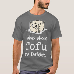 Camiseta Tofu gracioso diciendo que el sabor del vegan es v